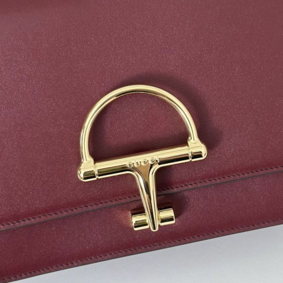 Repliche Borsa a tracolla piccola Siena Gucci 846705 Marrone Imitazioni Outlet Italia