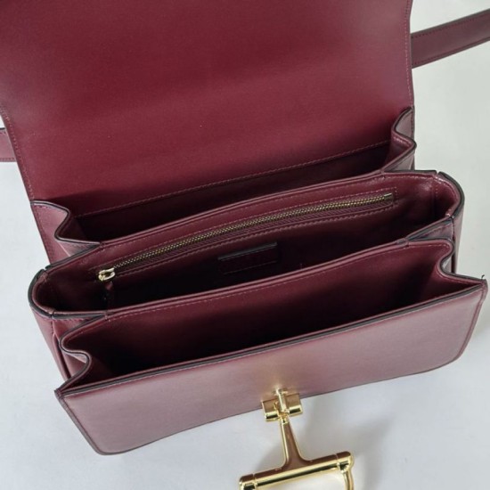 Repliche Borsa a tracolla piccola Siena Gucci 846705 Marrone Imitazioni Outlet Italia