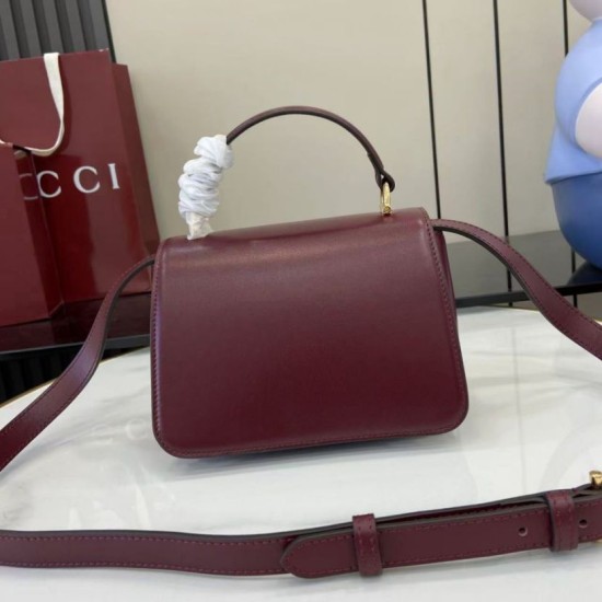 Replica Borsa piccola con manico Gucci Siena 855536 marrone False Online Repliche Borsa piccola con manico Gucci Siena 855536 marrone Imitazioni Outlet Italia
