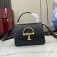 Repliche Borsa piccola con manico Gucci Siena 855536 Nero Imitazioni Outlet Italia