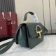 Replica Borsa piccola con manico Gucci Siena 855536 verde False Online Repliche Borsa piccola con manico Gucci Siena 855536 verde Imitazioni Outlet Italia