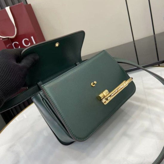 Replica Borsa piccola con manico Gucci Siena 855536 verde False Online Repliche Borsa piccola con manico Gucci Siena 855536 verde Imitazioni Outlet Italia
