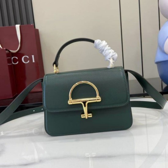 Replica Borsa piccola con manico Gucci Siena 855536 verde False Online Repliche Borsa piccola con manico Gucci Siena 855536 verde Imitazioni Outlet Italia