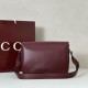 Repliche Borsa a tracolla piccola Gucci Horsebit 1955 Aura 847063 Borgogna Imitazioni Outlet Italia