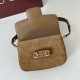 Repliche Borsa a tracolla piccola Gucci Horsebit 1955 Aura 847063 Pelle scamosciata Borgogna Imitazioni Outlet Italia