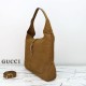 Repliche Borsa a tracolla Gucci Jackie Giorno 841542 camoscio marrone Imitazioni Outlet Italia