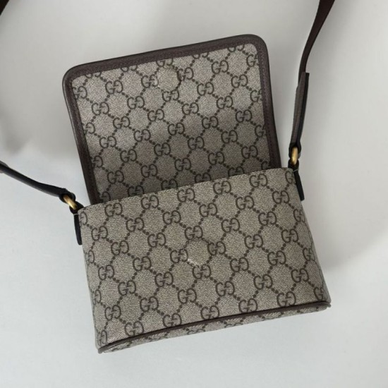 Replica Mini borsa a tracolla Gucci Ophidia 838599 marrone False Online Repliche Mini borsa a tracolla Gucci Ophidia 838599 marrone Imitazioni Outlet Italia