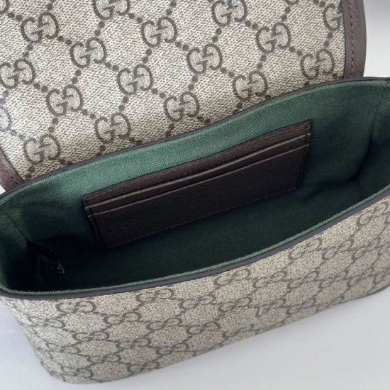 Replica Mini borsa a tracolla Gucci Ophidia 838599 marrone False Online Repliche Mini borsa a tracolla Gucci Ophidia 838599 marrone Imitazioni Outlet Italia
