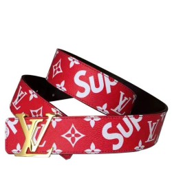 Replica Cintura X Supreme con motivo monogram Rosso