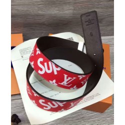 Replica Cintura X Supreme con motivo monogram Rosso