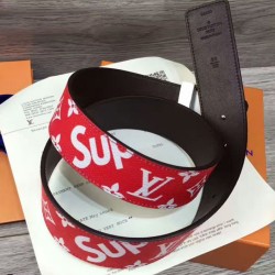 Replica Cintura X Supreme con motivo monogram Rosso