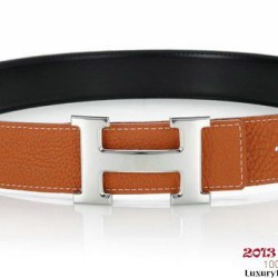 Replica Hermes 50 millimetri originale Vitello Cintura in pelle HB116-8