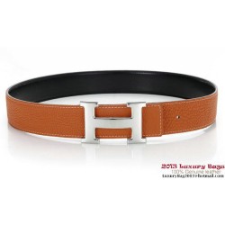 Replica Hermes 50 millimetri originale Vitello Cintura in pelle HB116-8