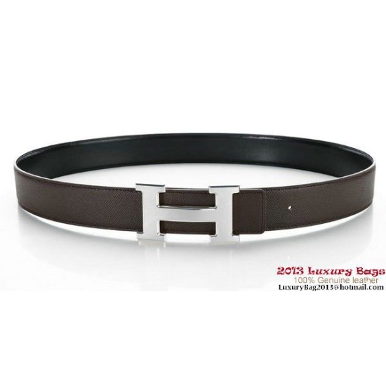 Replica Hermes 50 millimetri Saffiano Cintura di pelle HB113-3
