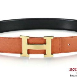Replica Hermes 50 millimetri Saffiano Cintura di pelle HB113-5