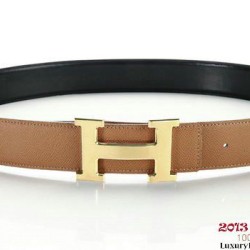 Replica Hermes 50 millimetri Saffiano Cintura di pelle HB113-8