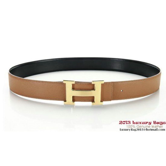 Replica Hermes 50 millimetri Saffiano Cintura di pelle HB113-8