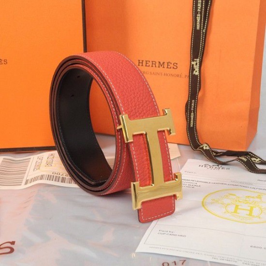 Replica Hermes ha importato la cintura HR1002H Watermelon Rosso