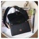 Replica Hampshire Borsa a tracolla a quadri vintage A24581 Nera