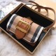 Replica Hampshire Borsa a tracolla a quadri vintage A24581 Marrone
