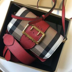 Replica Hampshire Borsa a tracolla a quadri vintage A24581 Rossa