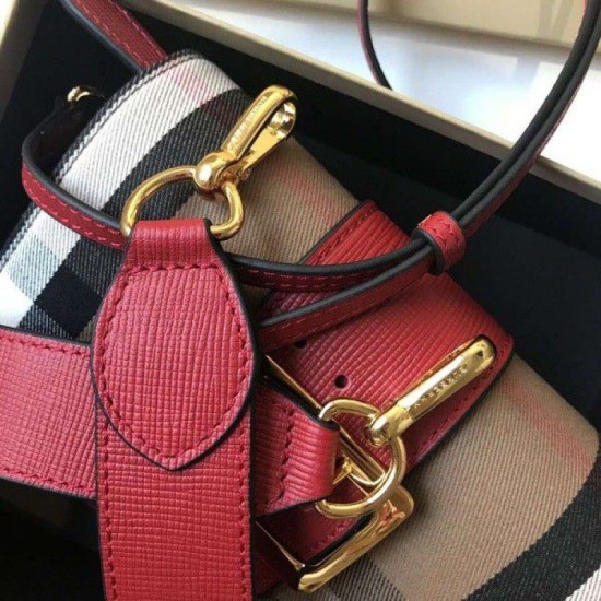 Replica Hampshire Borsa a tracolla a quadri vintage A24581 Rossa