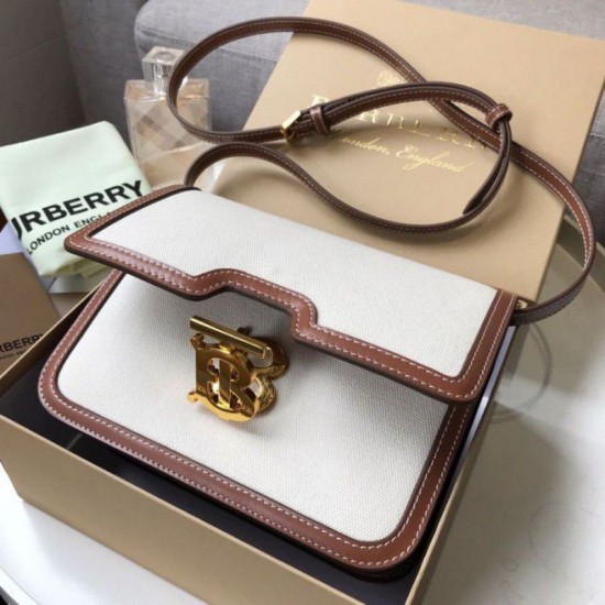 Replica Borsa TBberry piccola in pelle bianca
