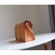 Replica Borsa Lola in pelle di agnello trapuntata a quadri arancione