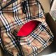 Replica Zaino in nylon con motivo Vintage check marrone