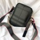 Replica Borsa a tracolla Small London Check nera