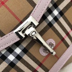 Replica Borsa a tracolla con motivo Vintage check rosa