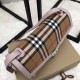 Replica Borsa a tracolla con motivo Vintage check rosa
