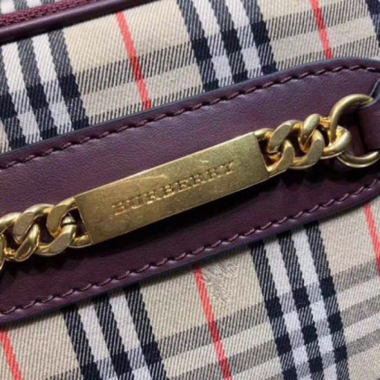 Replica Borsa a tracolla con motivo Vintage check