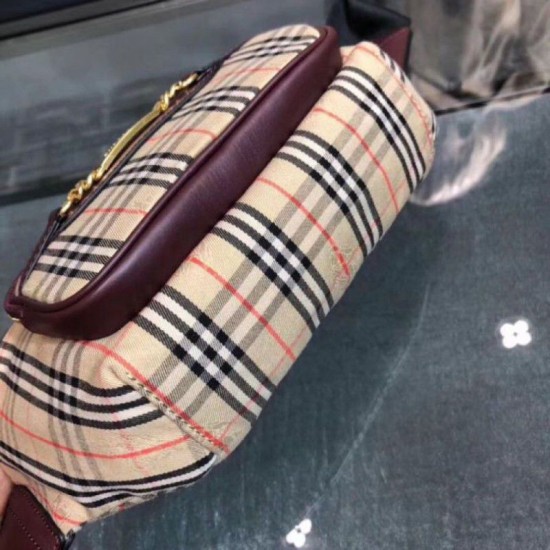 Replica Borsa a tracolla con motivo Vintage check