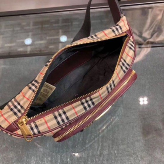 Replica Borsa a tracolla con motivo Vintage check