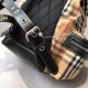 Replica Zaino Medium da donna con motivo Vintage check e banda con icona