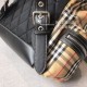 Replica Zaino Medium Men con motivo Vintage check e banda con icona