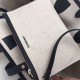 Replica Borsa Horseferry Tote in tela stampa logo Nero