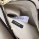 Replica Borsa Horseferry Tote in tela stampa logo Nero