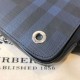 Replica London Check Uomo Borsa a tracolla Messenger Blu