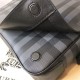 Replica London Check Borsa a tracolla da uomo blu