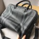 Replica Borsa a tracolla Check Uomo grigia