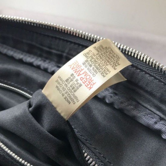 Replica Borsa a tracolla Check Uomo grigia