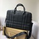 Replica Borsa a tracolla Check Uomo grigia