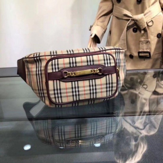 Replica Borsa a tracolla con motivo Vintage check
