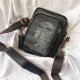 Replica Borsa a tracolla Small London Check nera