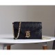 Replica Borsa Lola in pelle di agnello trapuntata a quadri nera