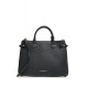 Replica Borsa media a quadri House Check nera