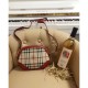 Replica Borsa Mini Haymarket Check Shell rossa