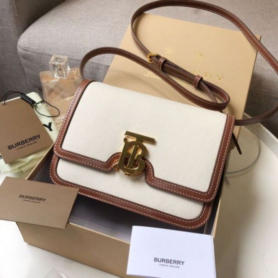 Replica Borsa TBberry piccola in pelle bianca